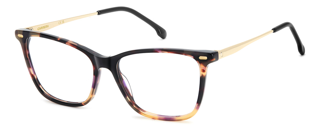 Briller carrera 3024 0t4 havana rectangular femenino størrelse 54mm - Hovedvisning