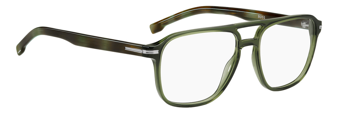 Briller hugo boss boss 1600 1ed verde square masculino størrelse 54mm - Detaljeret visning