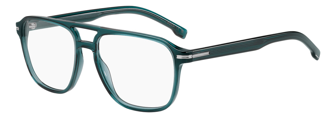 Briller hugo boss boss 1600 zi9 verde square masculino størrelse 54mm - Hovedvisning