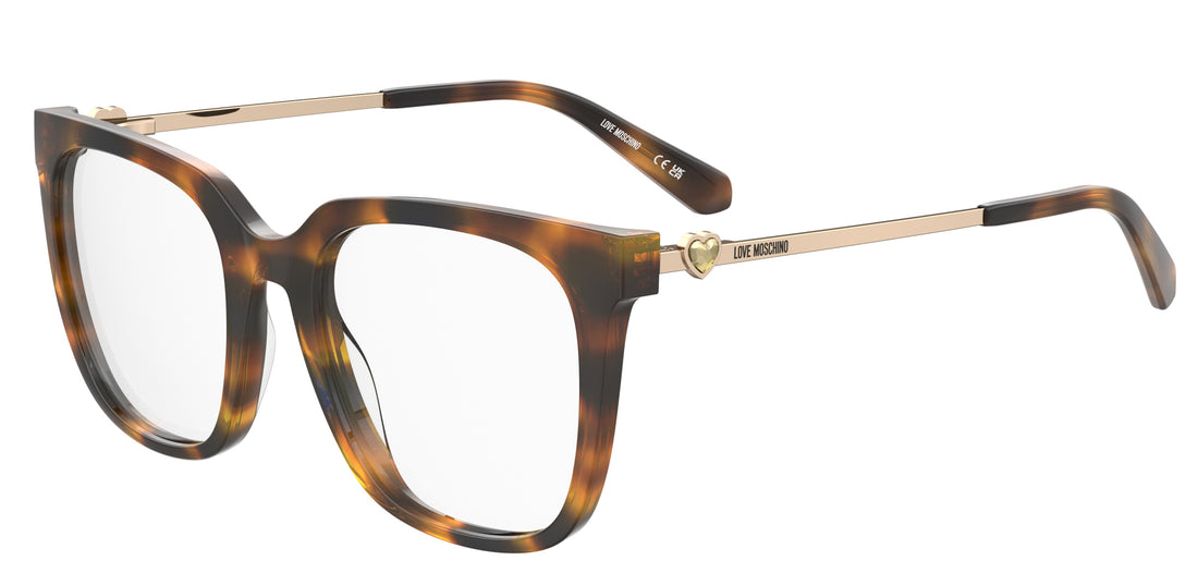 Brillen moschino love mol643 05l havana square femenino größe 53mm - Hauptansicht