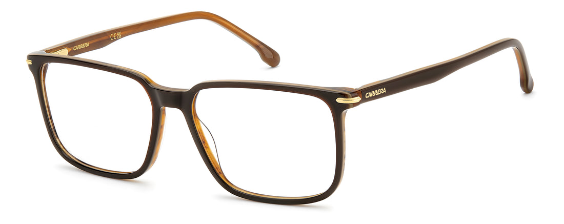 Briller carrera 326 ex4 marron rectangular masculino størrelse 55mm - Hovedvisning