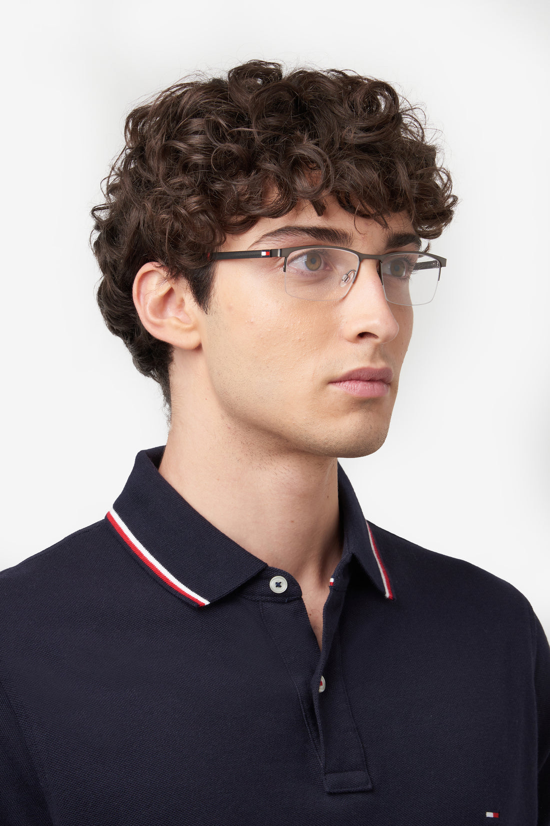 Gafas graduadas tommy hilfiger th 2079 svk negro masculino talla 54mm - Vista de detalle