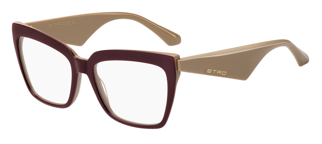 Occhiali da vista etro 0006 1s7 burdeos rectangular femenino taglia 55mm - Vista principale