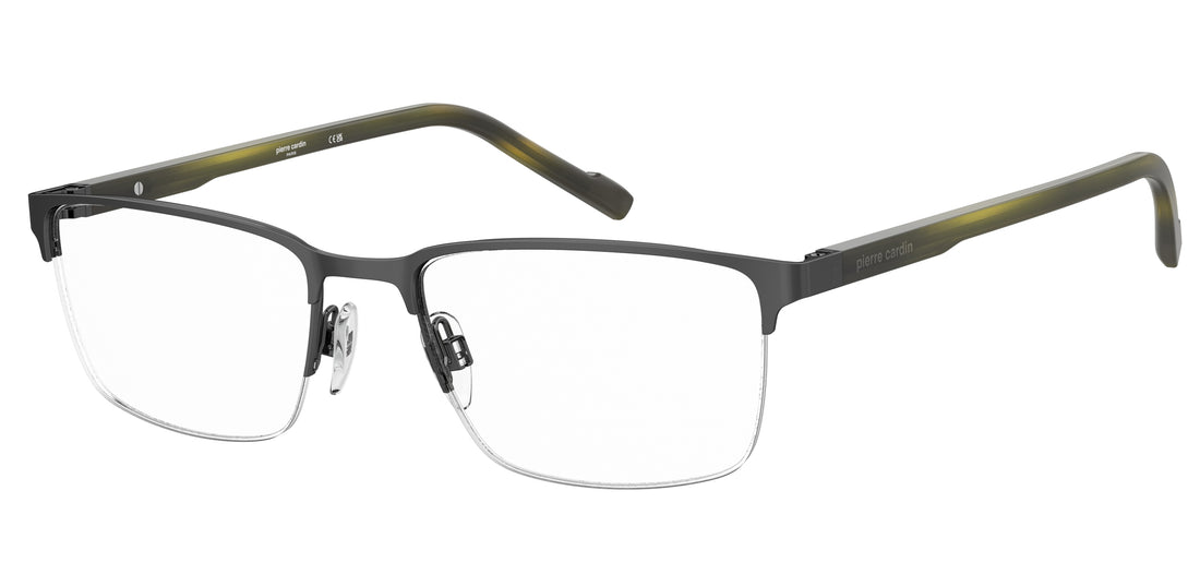Prescription glasses pierre cardin p.c. 6898 v81 negro rectangular masculino size 55mm - Main view