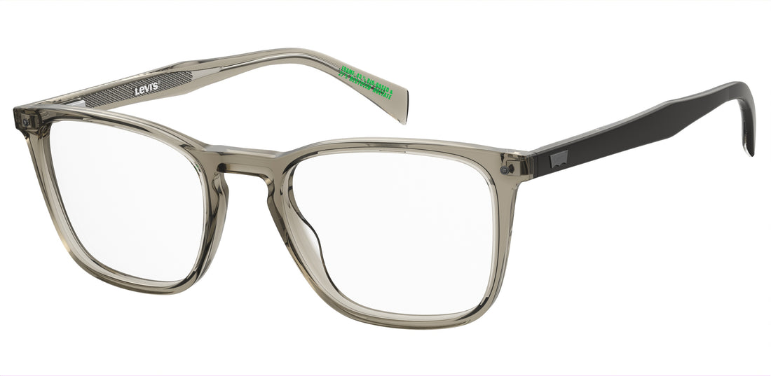 Brillen levis lv 5065 10a beige rectangular masculino größe 52mm - Hauptansicht