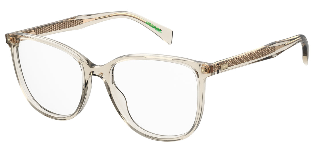 Brillen levis lv 5067 ham champagne rectangular femenino größe 52mm - Hauptansicht