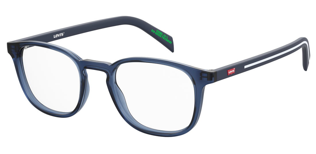 Óculos graduados levis lv 5069 fll azul rectangular masculino tamanho 49mm - Vista principal