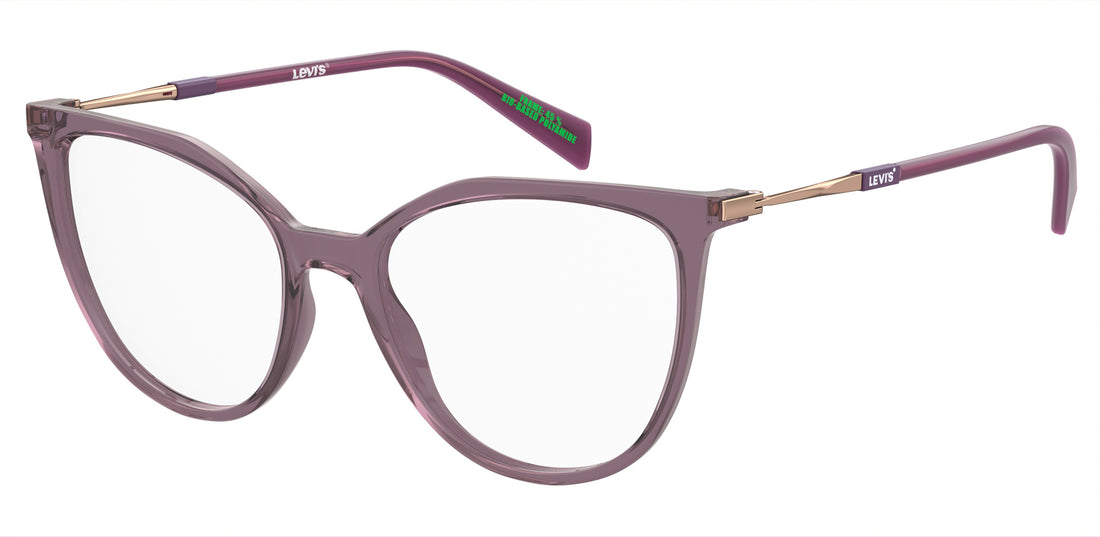 Brillen levis lv 1076 0t7 ciruela cat eye femenino größe 53mm - Hauptansicht