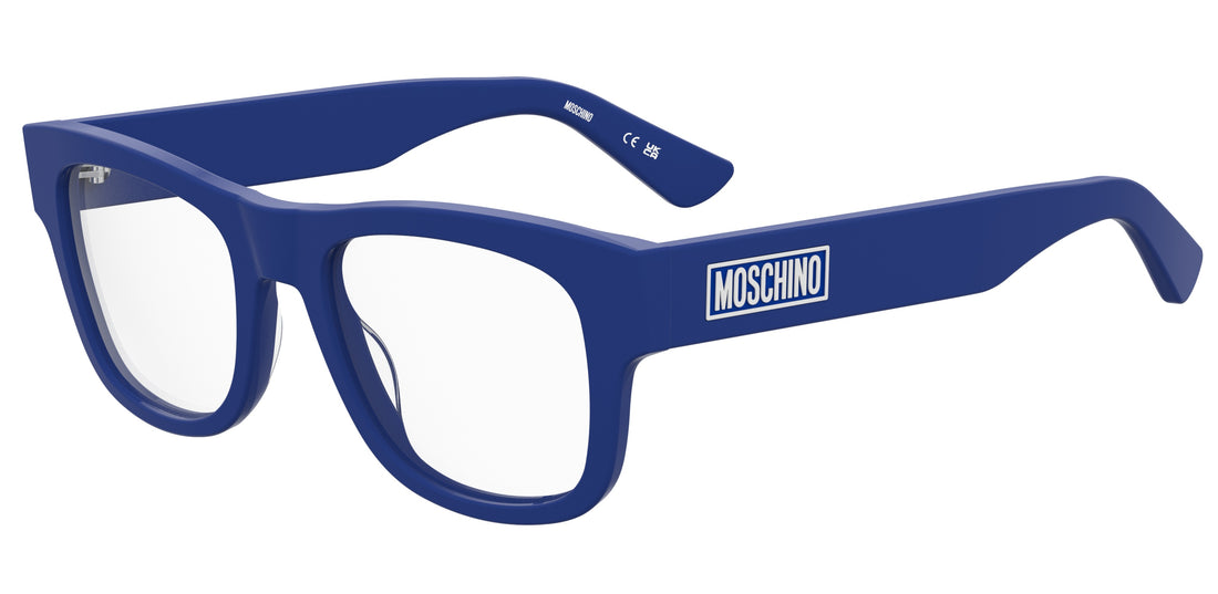 Óculos graduados moschino mos646 pjp azul rectangular masculino tamanho 52mm - Vista principal
