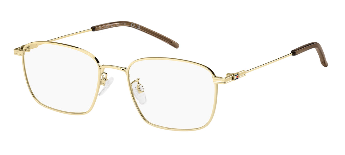 Brillen tommy hilfiger th 2166/f j5g dorado rectangular masculino größe 55mm - Hauptansicht