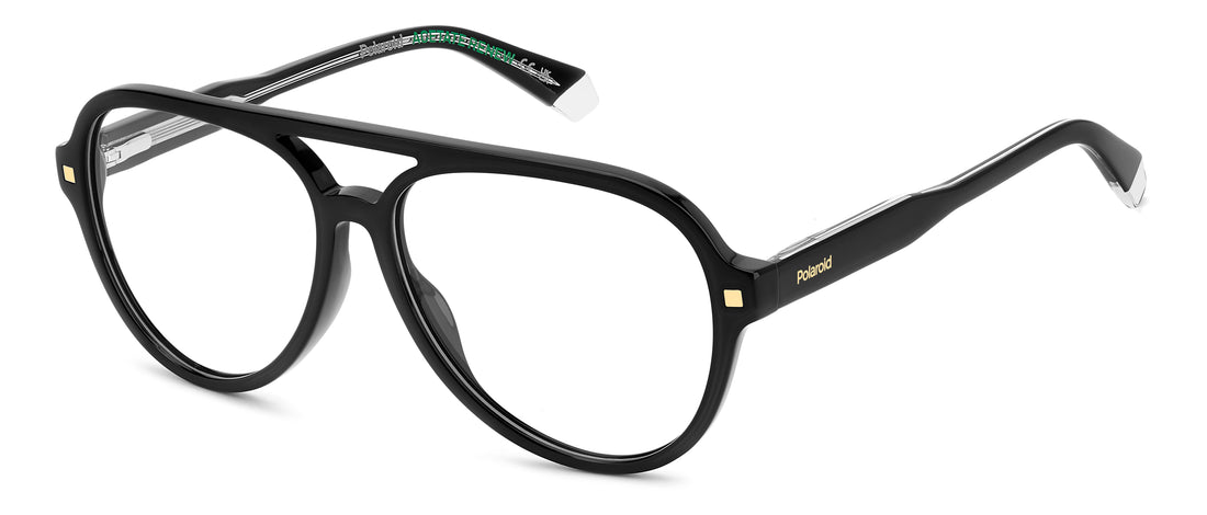 Occhiali da vista polaroid pld d540 807 negro pilot unisex taglia 57mm - Vista principale