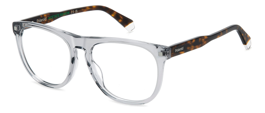 Occhiali da vista polaroid pld d541 kb7 gris rectangular unisex taglia 55mm - Vista principale