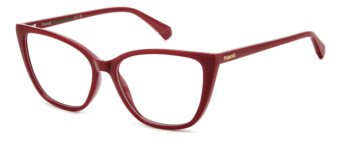 Occhiali da vista polaroid pld d545 c9a rojo rectangular femenino taglia 55mm - Vista principale