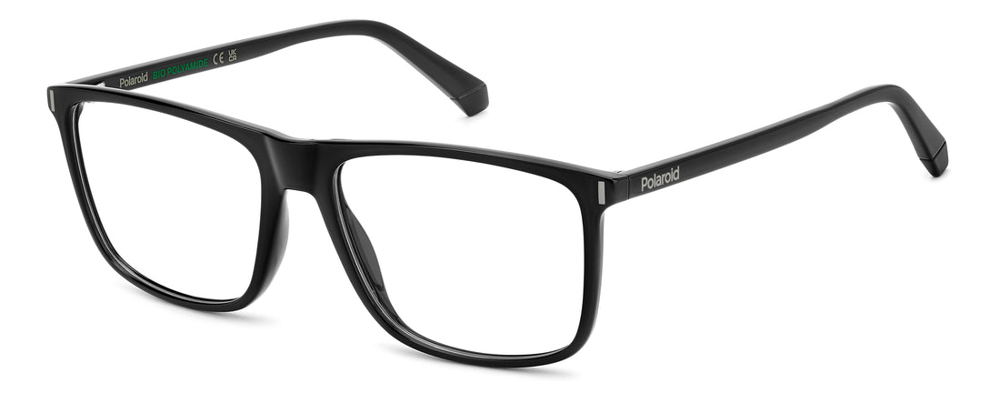 Occhiali da vista polaroid pld d536 807 negro rectangular masculino taglia 58mm - Vista principale