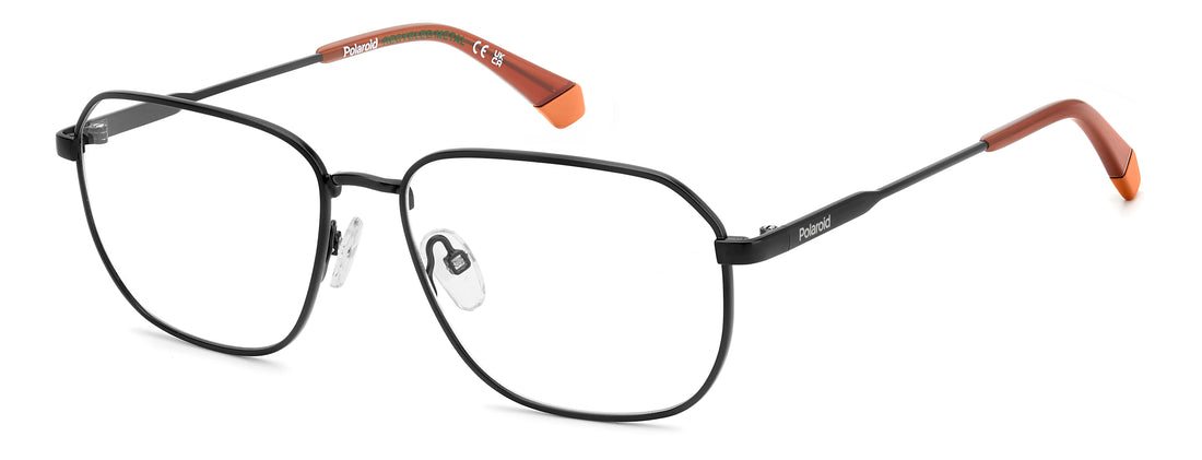 Occhiali da vista polaroid pld d538 003 negro rectangular masculino taglia 57mm - Vista principale