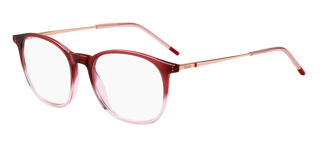 Brillen hugo hg 1325 0t5 burdeos rectangular femenino größe 51mm - Hauptansicht