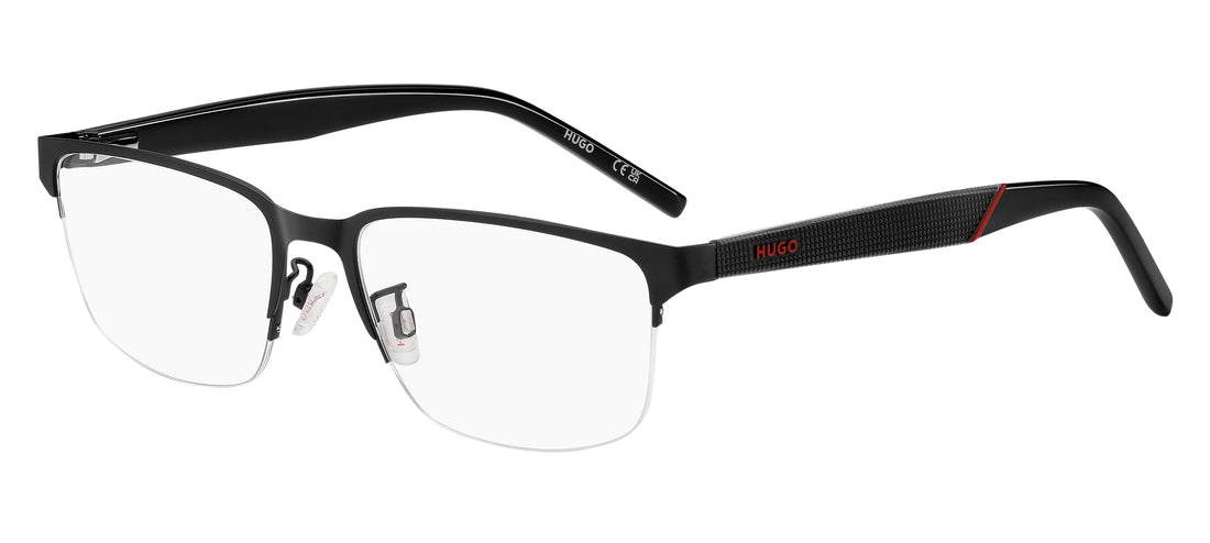 Brillen hugo hg 1333/g 003 negro rectangular masculino größe 55mm - Hauptansicht