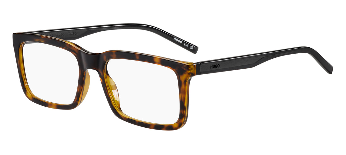 Brillen hugo hg 1317 086 havana rectangular masculino größe 55mm - Hauptansicht