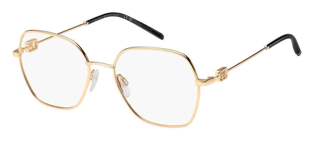 Óculos graduados tommy hilfiger th 2151 000 dorado square femenino tamanho 53mm - Vista principal