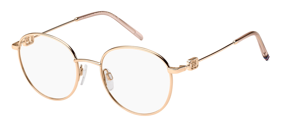 Óculos graduados tommy hilfiger th 2152 ddb dorado pantos femenino tamanho 50mm - Vista principal