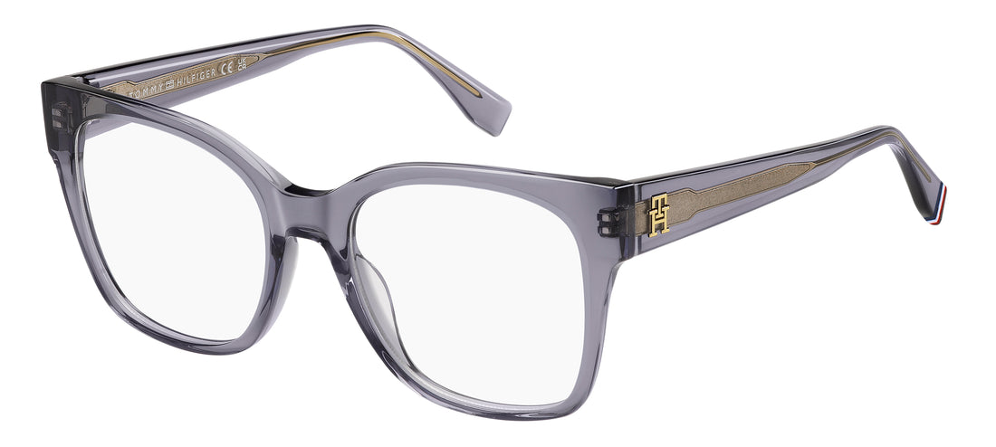Óculos graduados tommy hilfiger th 2157 kb7 gris rectangular femenino tamanho 52mm - Vista principal