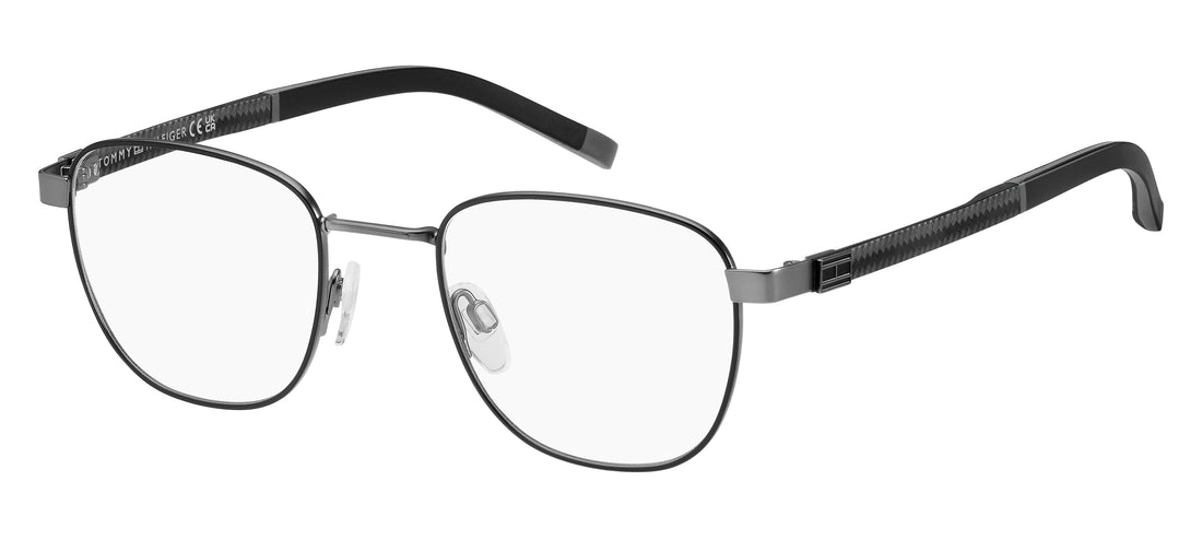 Óculos graduados tommy hilfiger th 2140 ti7 negro rectangular masculino tamanho 48mm - Vista principal