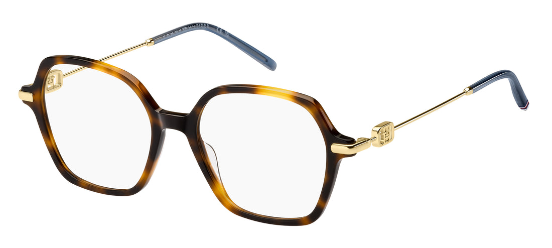 Occhiali da vista tommy hilfiger th 2154 086 havana rectangular femenino taglia 50mm - Vista principale