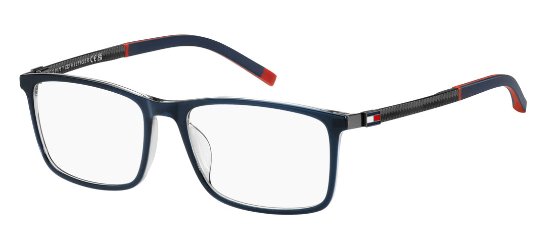 Occhiali da vista tommy hilfiger th 2141 xw0 azul rectangular masculino taglia 56mm - Vista principale