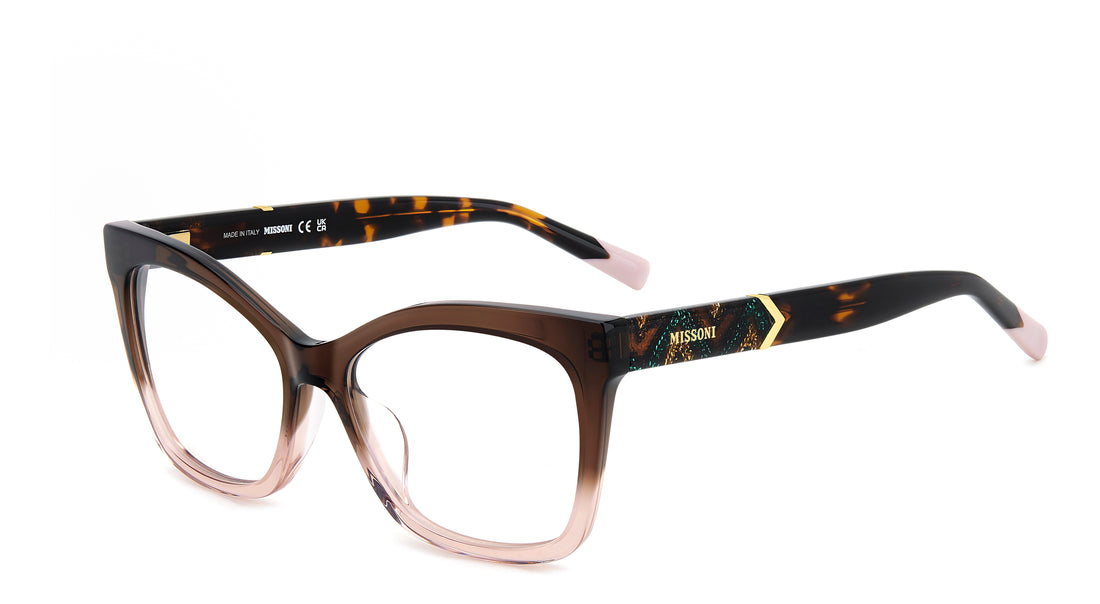 Lunettes de vue missoni mis 0191/g 0my beige rectangular femenino taille 55mm - Vue principale