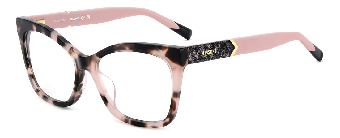Occhiali da vista missoni mis 0191/g 0t4 havana rectangular femenino taglia 55mm - Vista principale