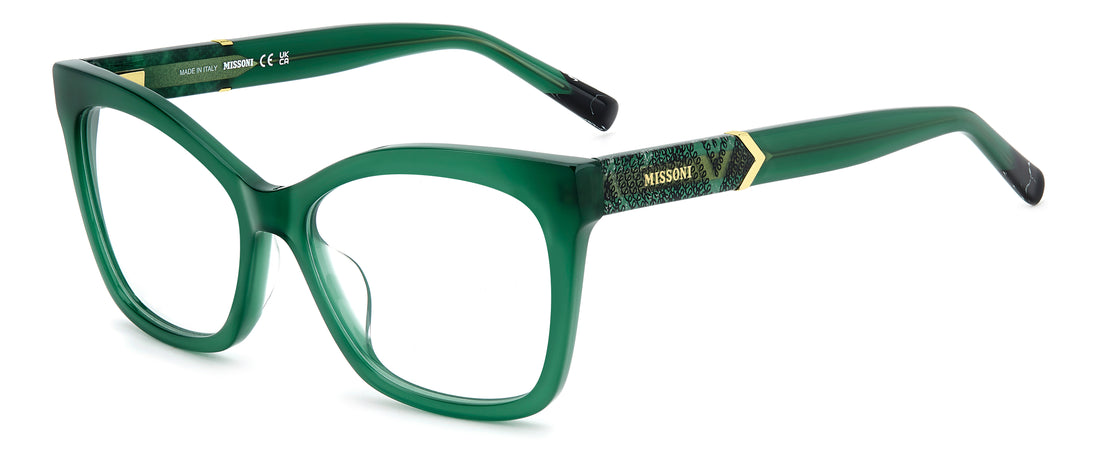 Lunettes de vue missoni mis 0191/g 1ed verde rectangular femenino taille 55mm - Vue principale