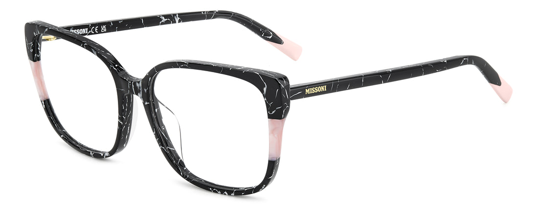 Lunettes de vue missoni mis 0201/g gby negro rectangular femenino taille 56mm - Vue principale