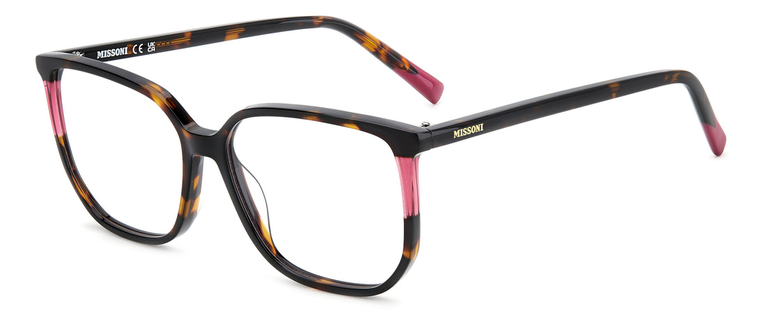 Occhiali da vista missoni mis 0202 086 havana rectangular femenino taglia 53mm - Vista principale