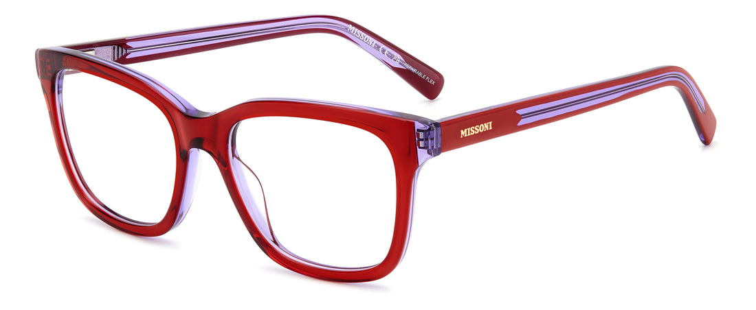 Óculos graduados missoni mis 0209 e2y rojo rectangular femenino tamanho 52mm - Vista principal