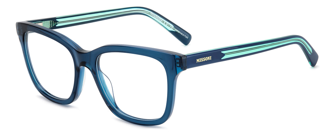 Occhiali da vista missoni mis 0209 pjp azul rectangular femenino taglia 52mm - Vista principale