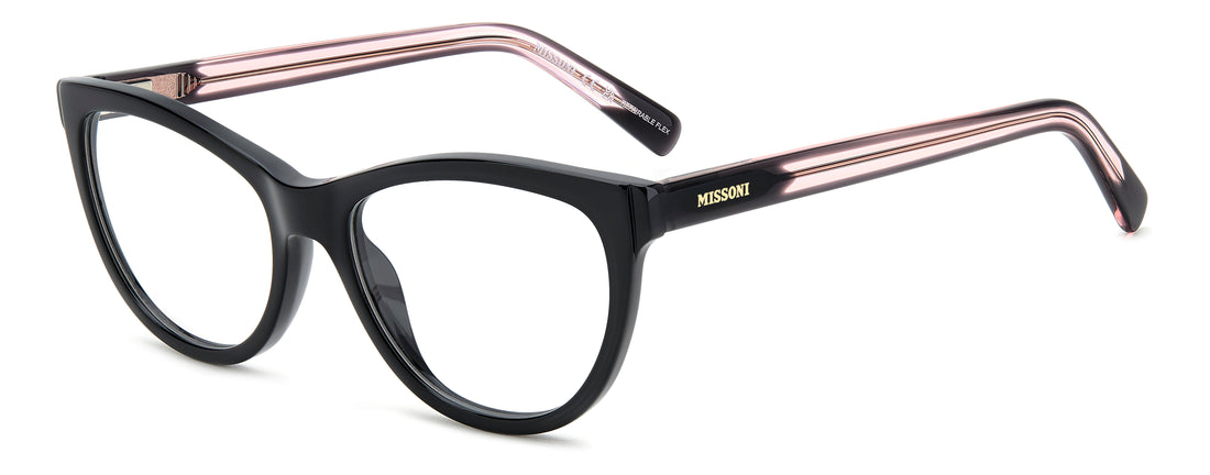 Óculos graduados missoni mis 0210 807 negro cat eye femenino tamanho 53mm - Vista principal