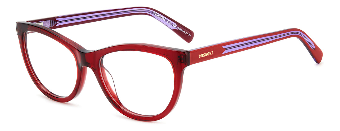 Óculos graduados missoni mis 0210 c9a rojo cat eye femenino tamanho 53mm - Vista principal