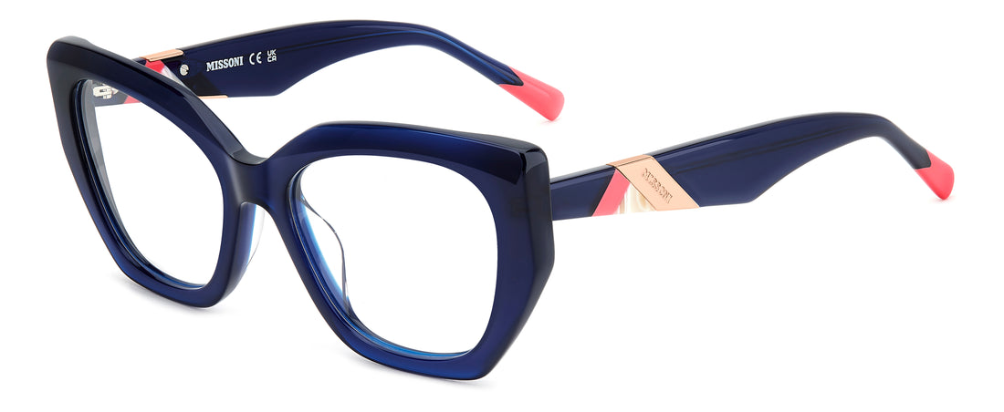 Occhiali da vista missoni mis 0195/g pjp azul rectangular femenino taglia 54mm - Vista principale