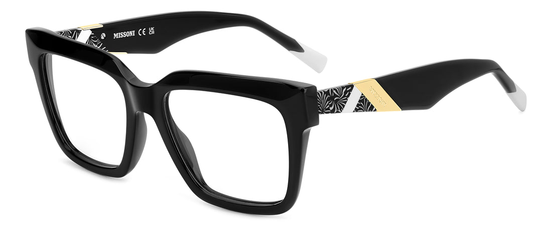 Occhiali da vista missoni mis 0196 807 negro rectangular femenino taglia 52mm - Vista principale