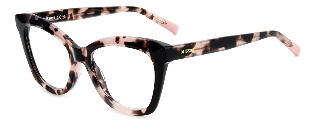 Occhiali da vista missoni mis 0199 0t4 havana rectangular femenino taglia 52mm - Vista principale