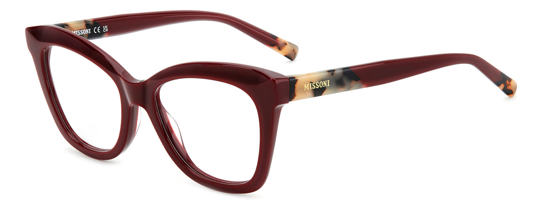 Occhiali da vista missoni mis 0199 lhf burdeos rectangular femenino taglia 52mm - Vista principale