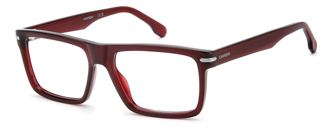Briller carrera 344 1lh burdeos rectangular masculino størrelse 55mm - Hovedvisning