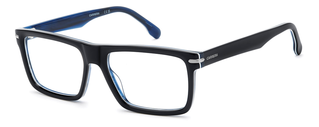 Briller carrera 344 38i azul rectangular masculino størrelse 55mm - Hovedvisning
