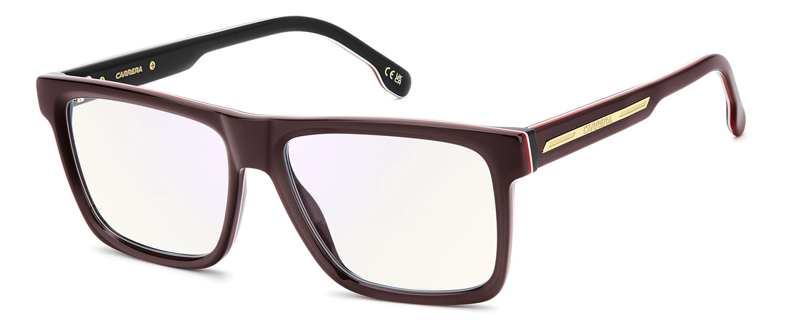 Briller carrera victory c 06 1lh 2y burdeos rectangular masculino størrelse 55mm - Hovedvisning