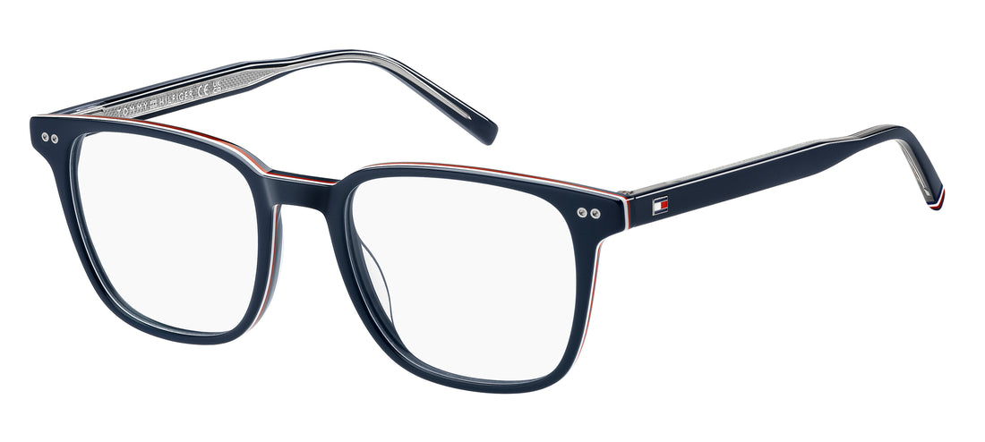 Gafas graduadas tommy hilfiger th 2130 s9w azul rectangular masculino talla 52mm - Vista principal