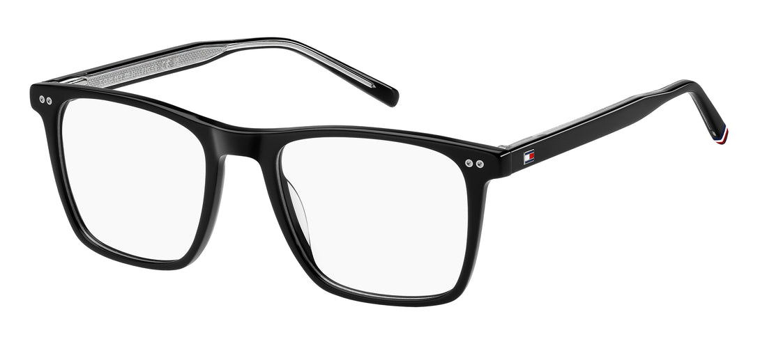 Óculos graduados tommy hilfiger th 2131 807 negro rectangular masculino tamanho 52mm - Vista principal