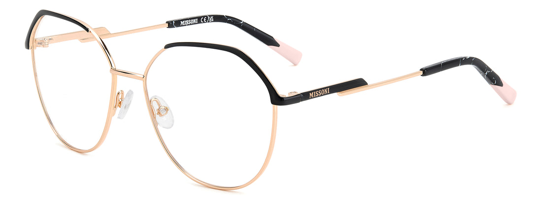 Occhiali da vista missoni mis 0204 rhl dorado round geometrical femenino taglia 56mm - Vista principale