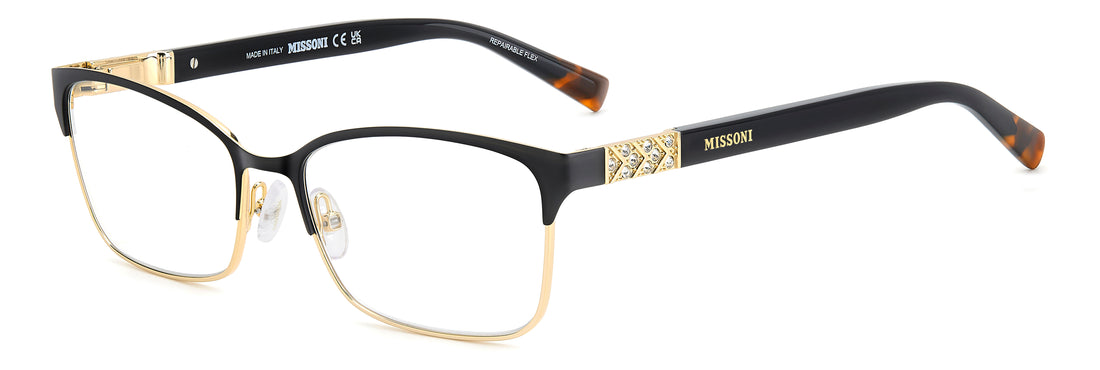 Occhiali da vista missoni mis 0213 2m2 negro rectangular femenino taglia 53mm - Vista principale