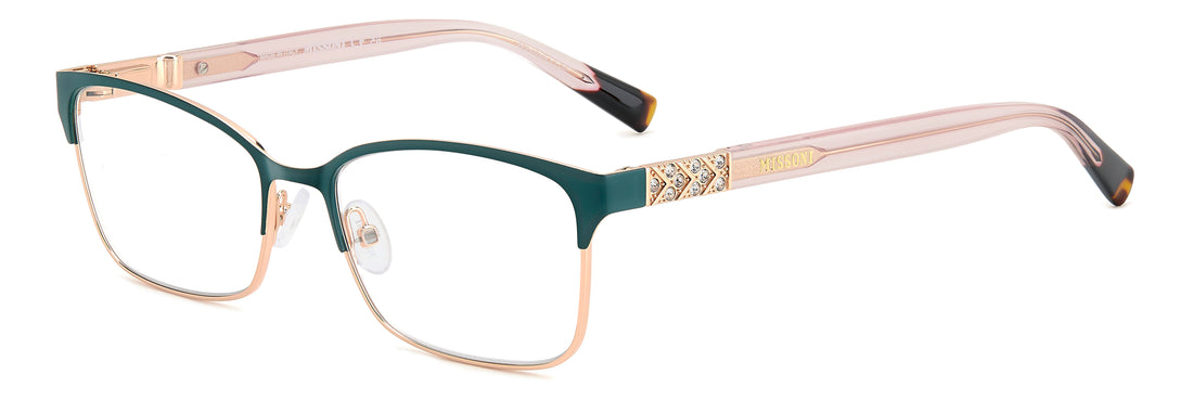 Occhiali da vista missoni mis 0213 s1f verde rectangular femenino taglia 53mm - Vista principale