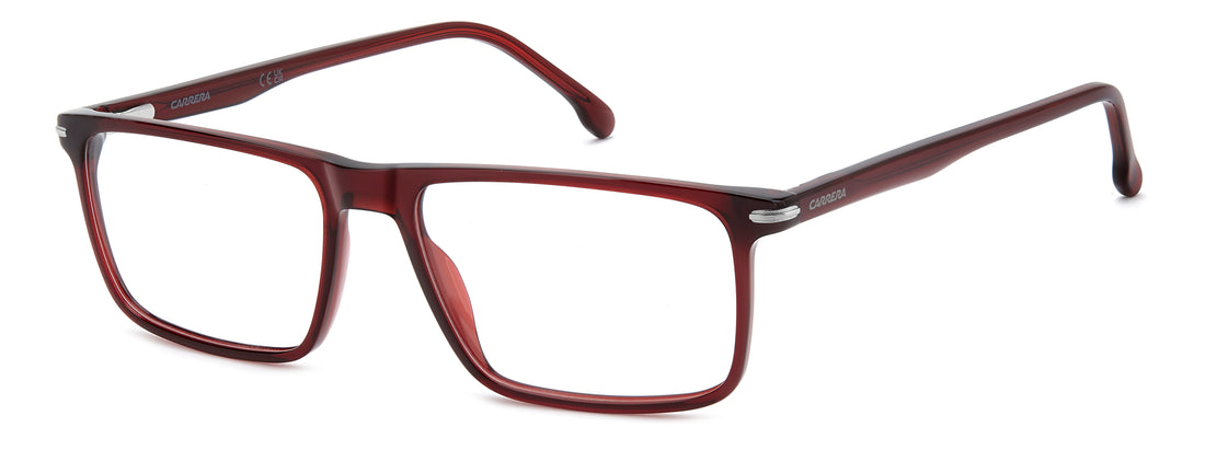 Briller carrera 347 1lh burdeos rectangular masculino størrelse 55mm - Hovedvisning